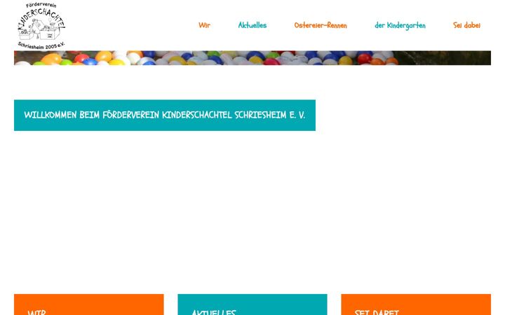 Screenshot ta' foerderverein-kinderschachtel.de