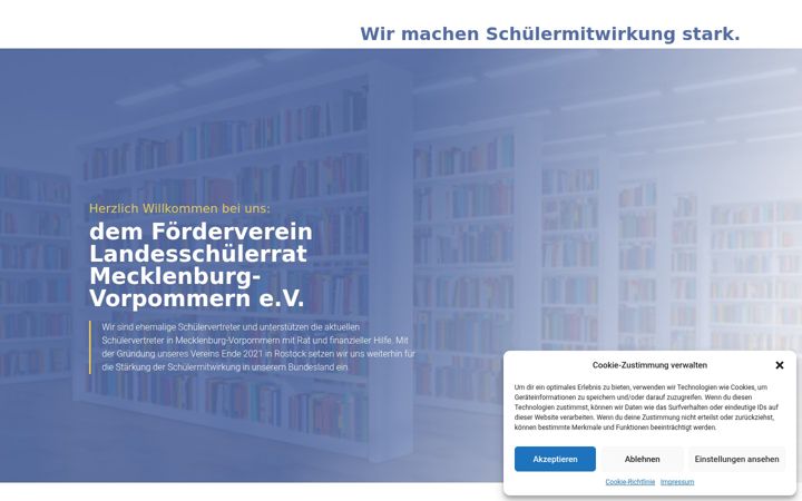 Screenshot of foerderverein-lsr-mv.de