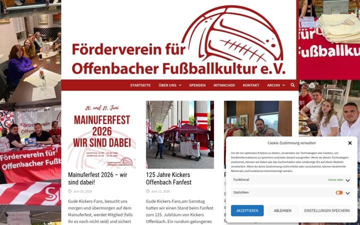 Screenshot of foerderverein-of.de