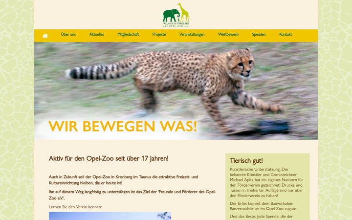 Skærmbillede af foerderverein-opel-zoo.de