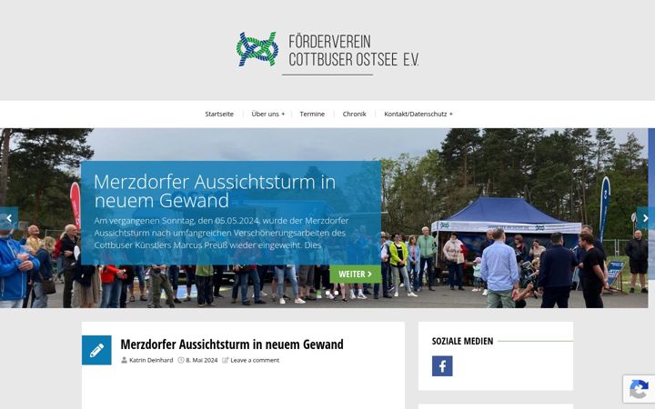 Screenshot of foerderverein-ostsee.de