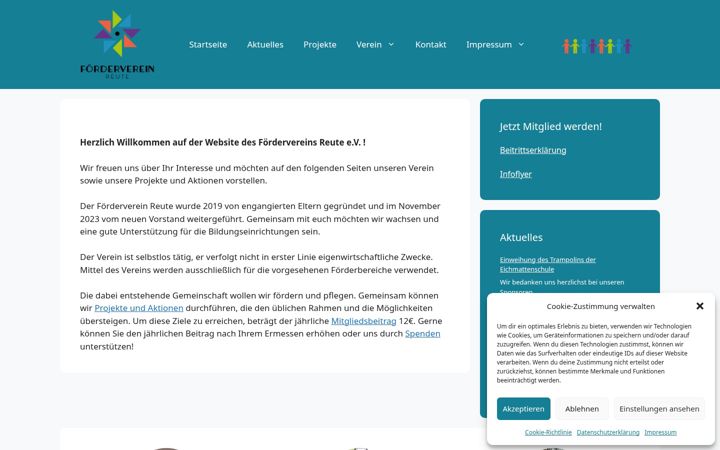 Screenshot of foerderverein-reute.de