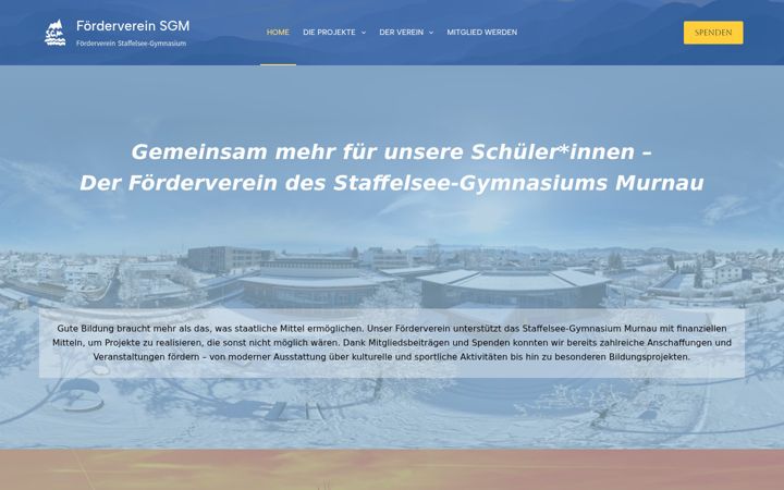 Screenshot of foerderverein-sgm.de