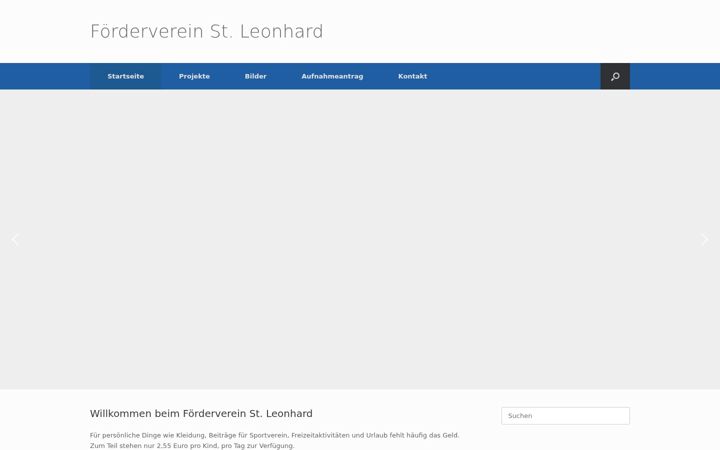 Zrzut ekranu foerderverein-st-leonhard.de