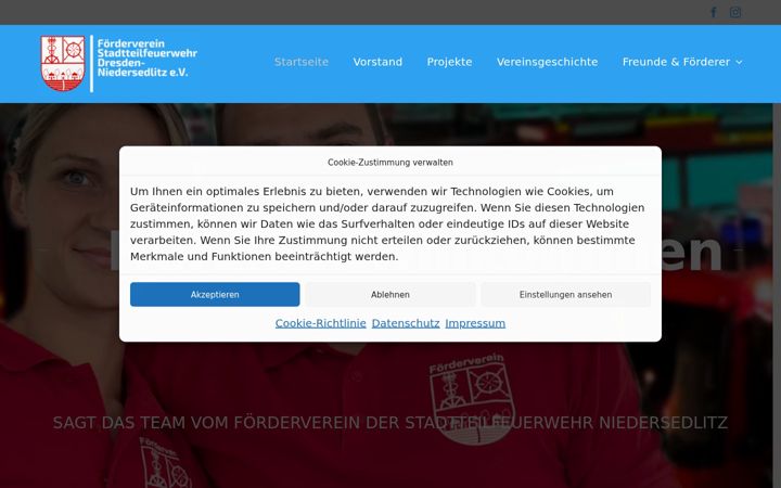 Zrzut ekranu foerderverein-stf-niedersedlitz.de