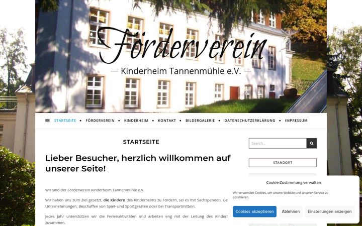 Screenshot of foerderverein-tannenmuehle.de