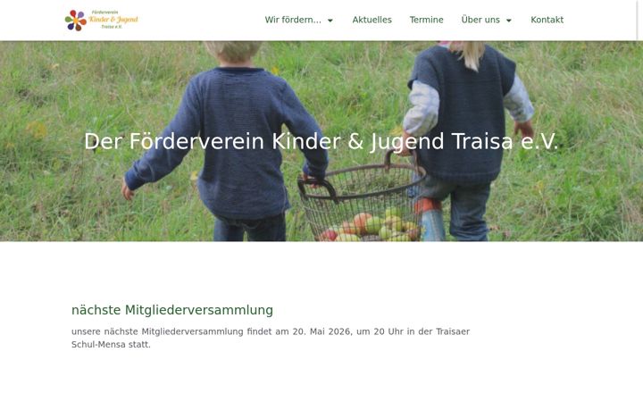 Screenshot of foerderverein-traisa.de