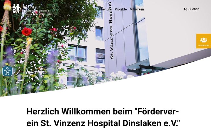Screenshot ta' foerderverein-vinzenz-dinslaken.de