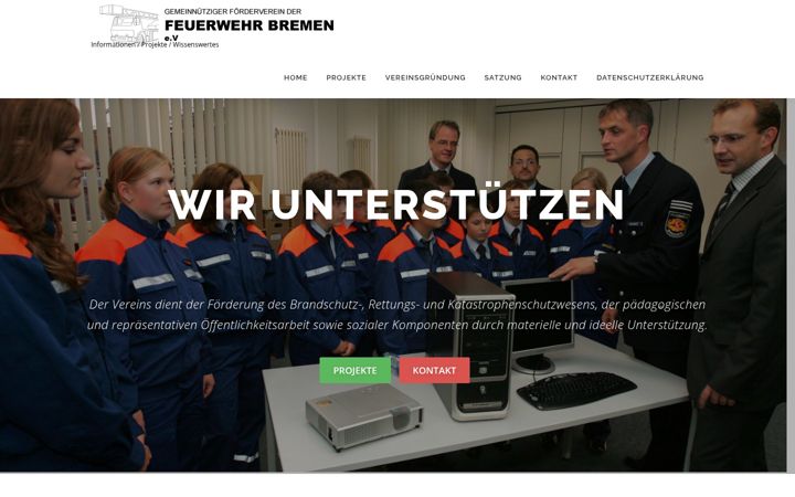 Screenshot ta' foerderverein-web.de