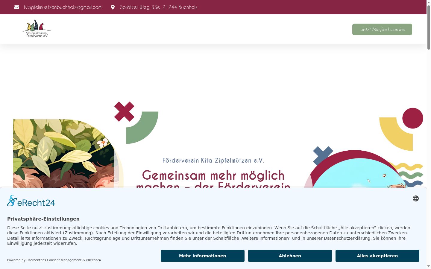 Screenshot tal-banner tal-kunsens muri qabel kwalunkwe interazzjoni