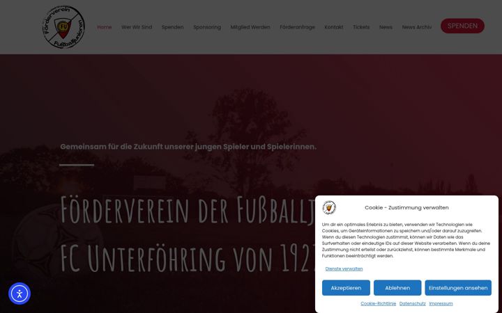 Screenshot of foerdervereinfcu.de