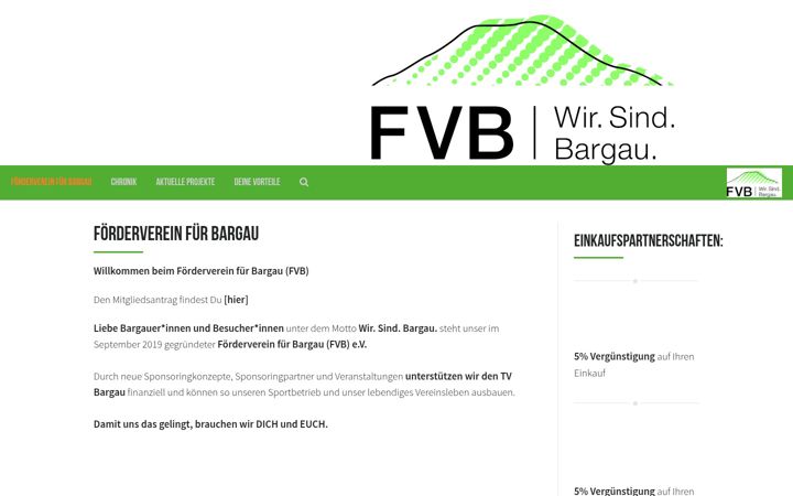 Screenshot of foerdervereinfuerbargau.de