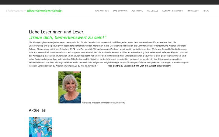 Screenshot ta' foerderzentrum-cloppenburg.de