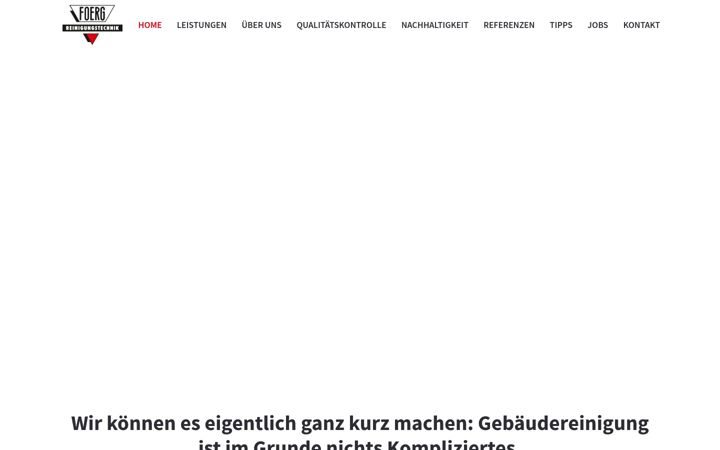 Screenshot of foerg-reinigungstechnik.de