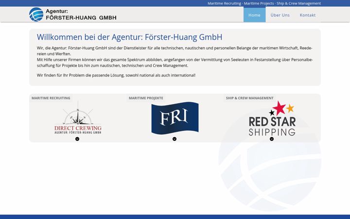 Screenshot of foerster-huang.de