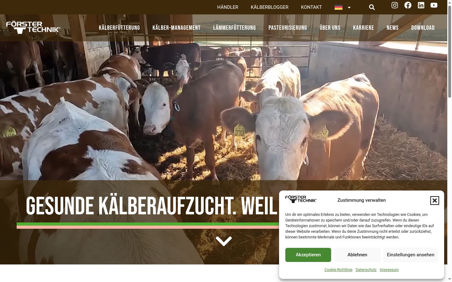 Screenshot tal-banner tal-kunsens muri qabel kwalunkwe interazzjoni