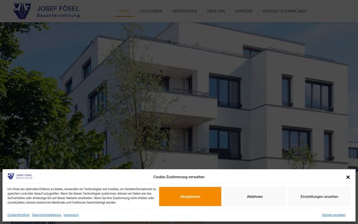 Screenshot of foesel.de
