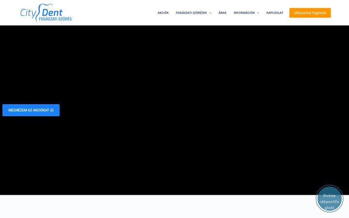 Screenshot von fogaszatiszures.hu