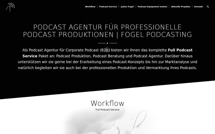 Screenshot ta' fogel-podcasting.de