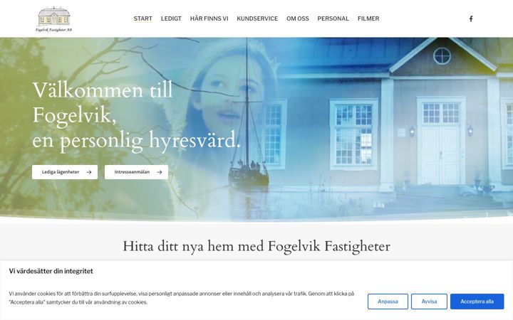 Screenshot of fogelvikfa.se