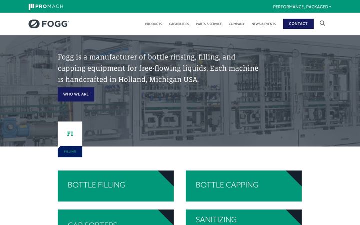 Screenshot of foggfiller.com
