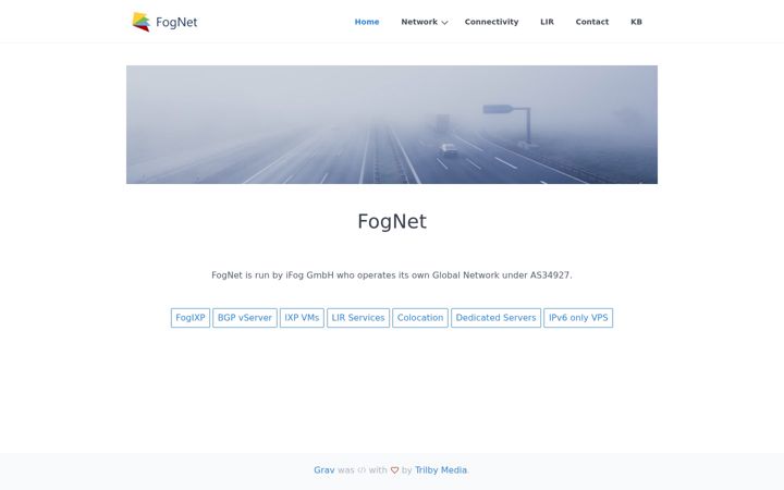 Screenshot of fognet.ch