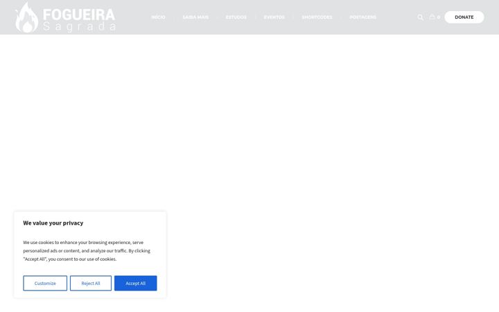 Screenshot of fogueirasagrada.com
