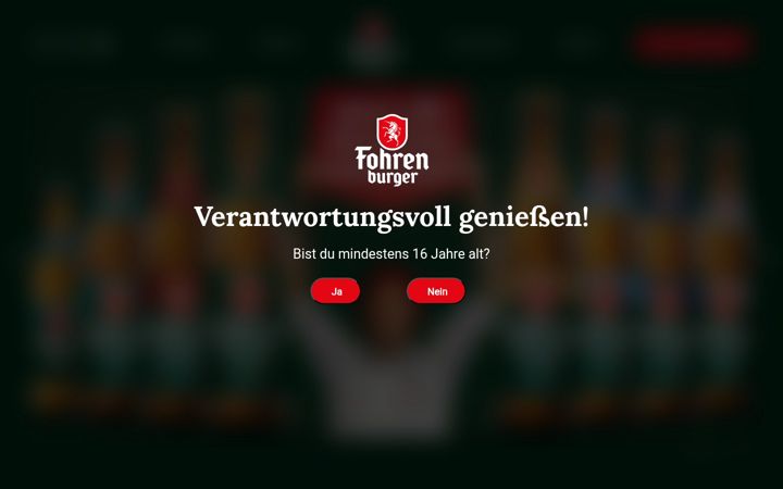 Screenshot of fohrenburger.at