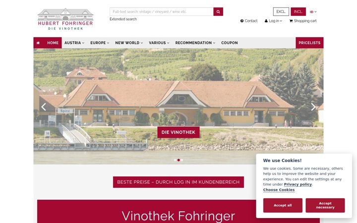 Screenshot of fohringer.at