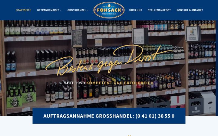 Screenshot of fohsack.de