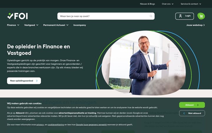 Screenshot of foi.nl