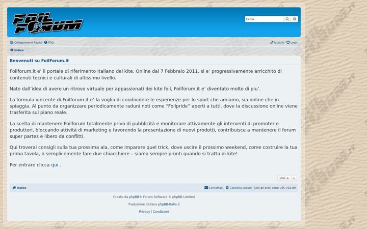 Screenshot van foilforum.it