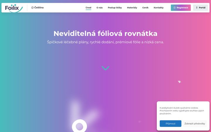 Screenshot of foilix.cz