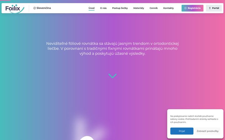Screenshot of foilix.sk