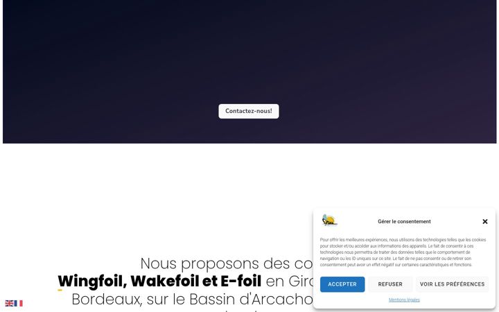 Screenshot of foilxperience.fr
