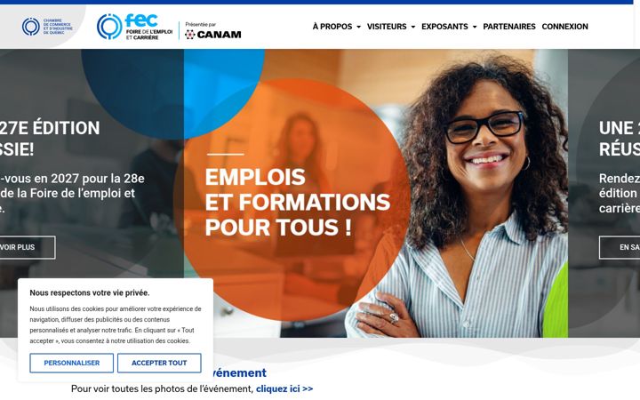 Screenshot of foireemploi.com