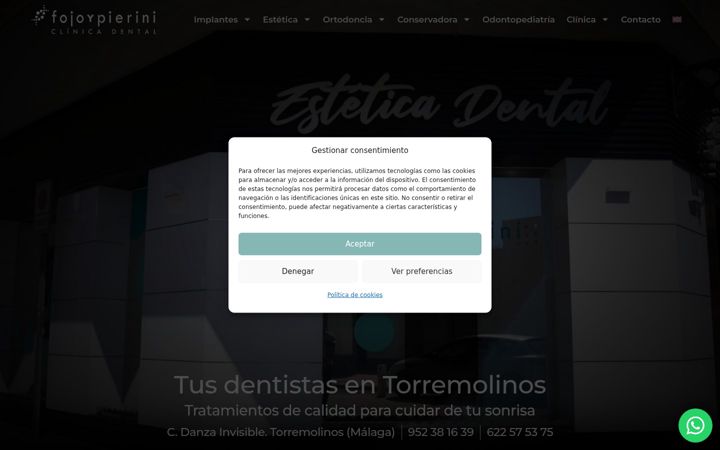 Screenshot of fojoypierini.es