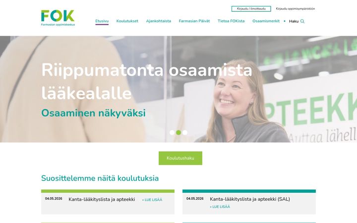 Screenshot of fok.fi