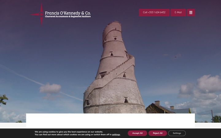Screenshot of fok.ie