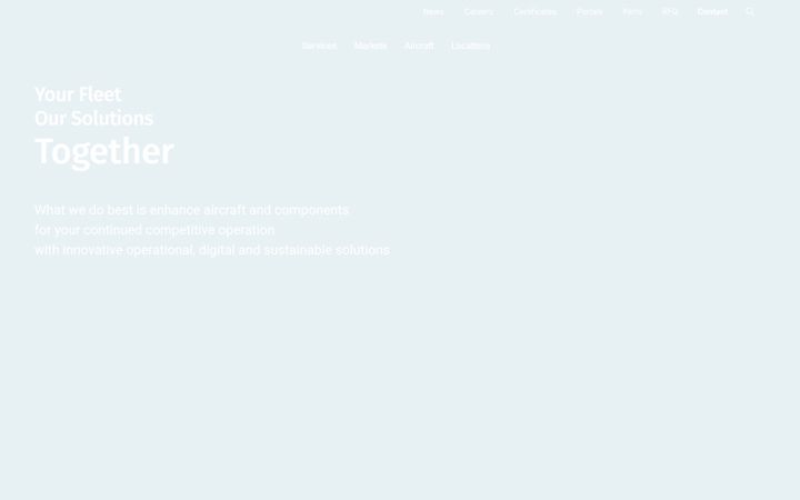 Screenshot of fokkerservices.com