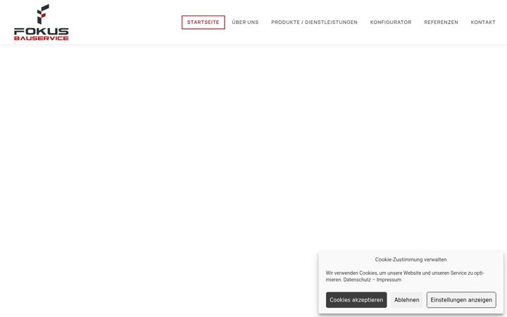 Screenshot of fokus-bauservice.de