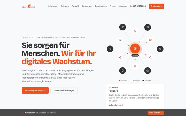 Screenshot of fokus-d.de