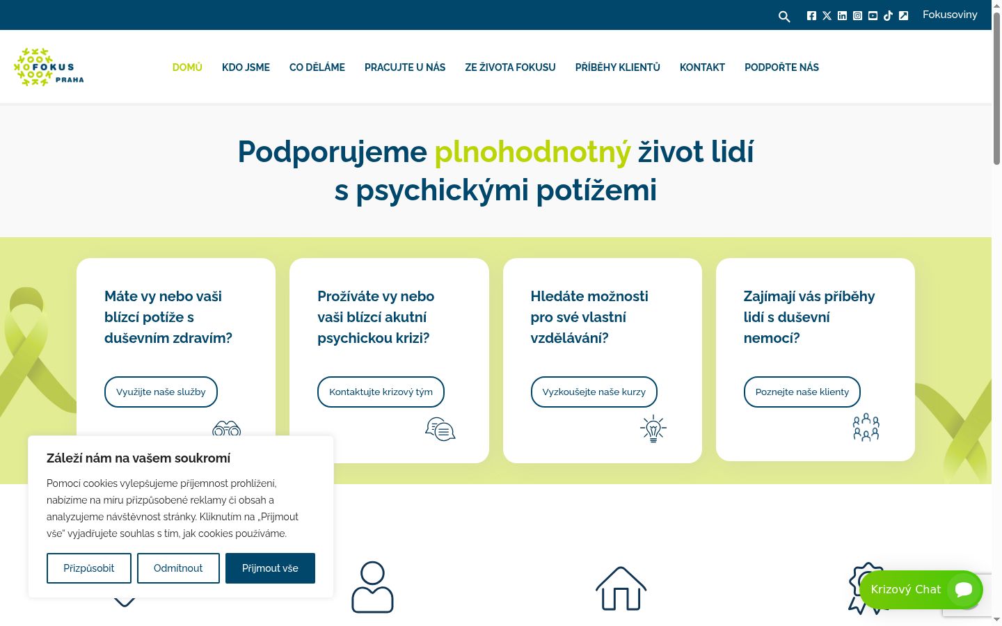 Screenshot tal-banner tal-kunsens muri qabel kwalunkwe interazzjoni