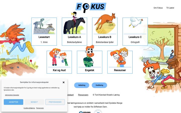 Screenshot of fokus.no