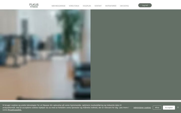 Screenshot of fokusfitness.dk