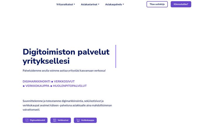 Screenshot of fokusverkossa.fi