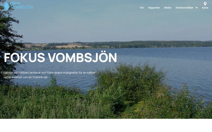 Screenshot of fokusvombsjon.se