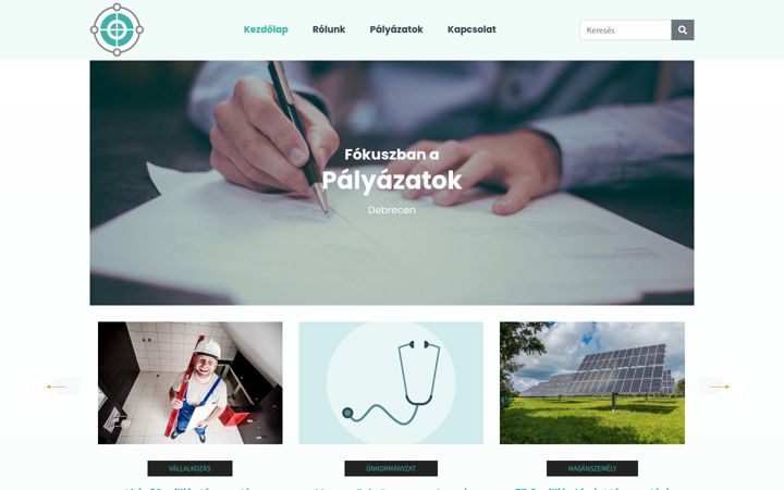 Screenshot of fokuszpalyazat.hu