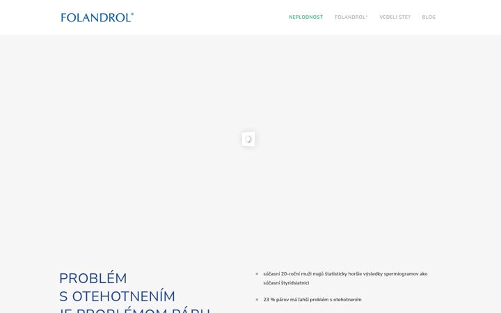 Screenshot of folandrol.sk