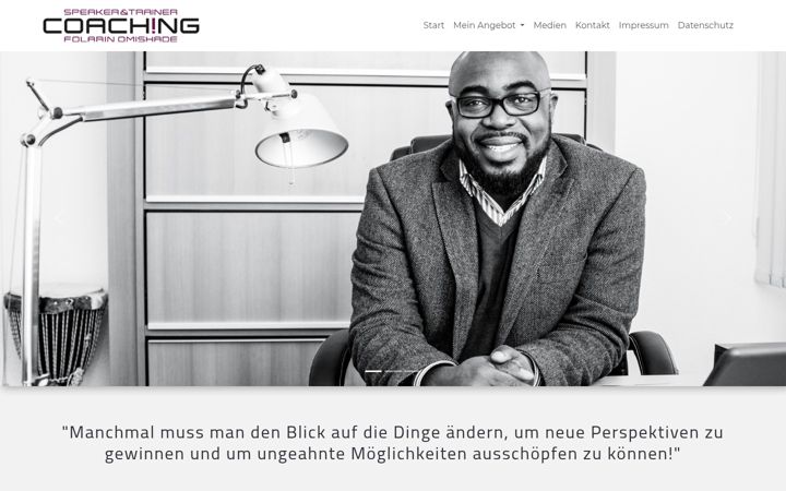 Screenshot of folarinomishade.de